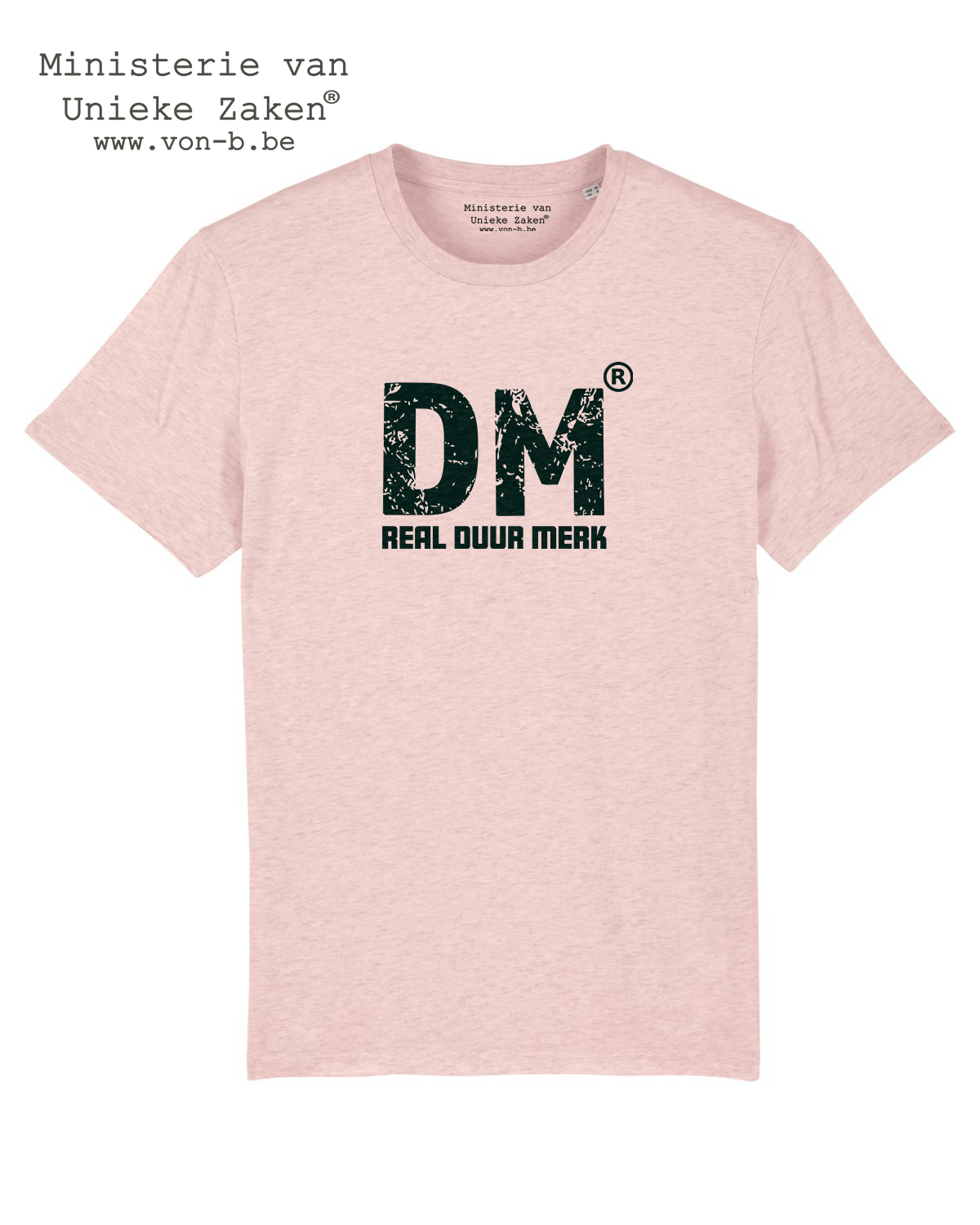 Vermindering gunstig Verenigen Duur Merk RDM - T-shirt man Heather Pink - Ministerie Van Unieke Zaken